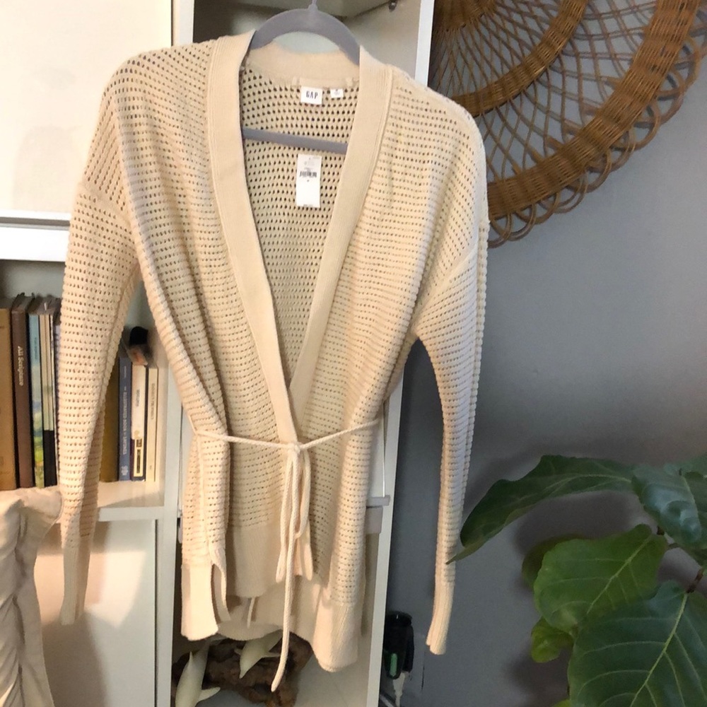 GAP Waist Tie Cardigan